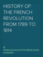 History of the French Revolution from 1789 to 1814