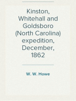 Kinston, Whitehall and Goldsboro (North Carolina) expedition, December, 1862