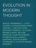 Evolution in Modern Thought