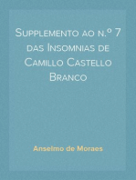 Supplemento ao n.º 7 das Insomnias de Camillo Castello Branco