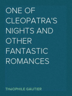 One of Cleopatra's Nights and Other Fantastic Romances