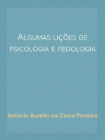 Algumas lições de psicologia e pedologia