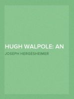 Hugh Walpole: An Appreciation