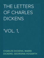 The Letters of Charles Dickens
Vol. 1, 1833-1856