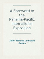 A Foreword to the Panama-Pacific International Exposition