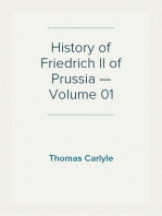 History of Friedrich II of Prussia — Volume 01