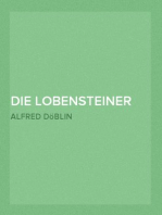 Die Lobensteiner reisen nach Böhmen
Zwölf Novellen und Geschichten