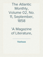 The Atlantic Monthly, Volume 02, No. 11, September, 1858
A Magazine of Literature, Art, and Politics