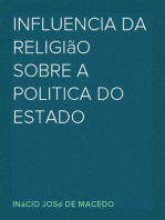 Influencia da Religião sobre a Politica do Estado