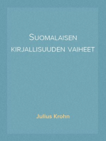 Suomalaisen kirjallisuuden vaiheet