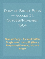 Diary of Samuel Pepys — Volume 31: October/November 1664