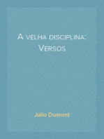 A velha disciplina: Versos