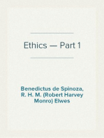 Ethics — Part 1