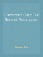 Expositor's Bible: The Book of Ecclesiastes
