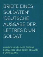 Briefe eines Soldaten
Deutsche Ausgabe der Lettres d'un soldat
