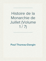 Histoire de la Monarchie de Juillet (Volume 1 / 7)