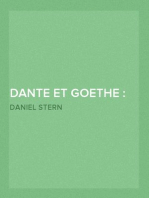 Dante et Goethe 