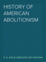 History of American Abolitionism