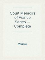 Court Memoirs of France Series — Complete