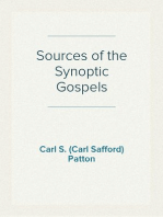 Sources of the Synoptic Gospels