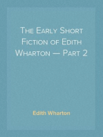 The Early Short Fiction of Edith Wharton — Part 2