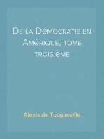 De la Démocratie en Amérique, tome troisième