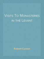 Visits To Monasteries in the Levant