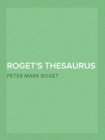 Roget's Thesaurus of English Words and Phrases