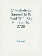 L'Illustration, Samedi le 15 Aout 1914, 72e Année, No. 3729