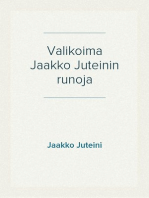 Valikoima Jaakko Juteinin runoja