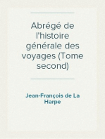 Abrégé de l'histoire générale des voyages (Tome second)