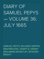 Diary of Samuel Pepys — Volume 36