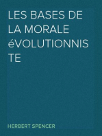 Les bases de la morale évolutionniste