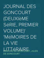 Journal des Goncourt (Deuxième série, premier volume)
Mémoires de la vie littéraire