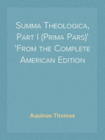 Summa Theologica, Part I (Prima Pars)
From the Complete American Edition