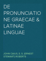 De Pronunciatione Graecae & Latinae Linguae