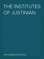 The Institutes of Justinian