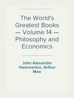 The World's Greatest Books — Volume 14 — Philosophy and Economics