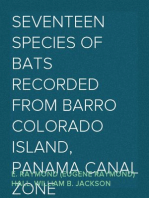 Seventeen Species of Bats Recorded from Barro Colorado Island, Panama Canal Zone