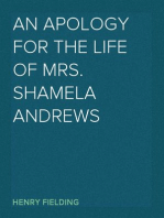 An Apology for the Life of Mrs. Shamela Andrews