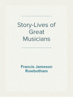 Story-Lives of Great Musicians