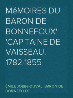 Mémoires du Baron de Bonnefoux
Capitaine de vaisseau. 1782-1855
