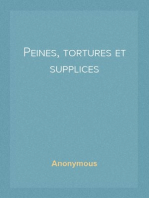 Peines, tortures et supplices