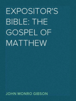 Expositor's Bible: The Gospel of Matthew