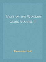 Tales of the Wonder Club, Volume III