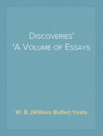 Discoveries
A Volume of Essays