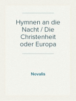 Hymnen an die Nacht / Die Christenheit oder Europa