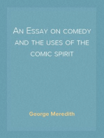 An Essay on comedy and the uses of the comic spirit