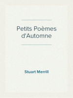 Petits Poèmes d'Automne