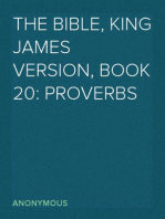 The Bible, King James version, Book 20: Proverbs